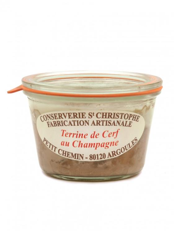 TERRINE DE CERF AU CHAMPAGNE - 270G CONSERVERIE ST CHRISTOPHE